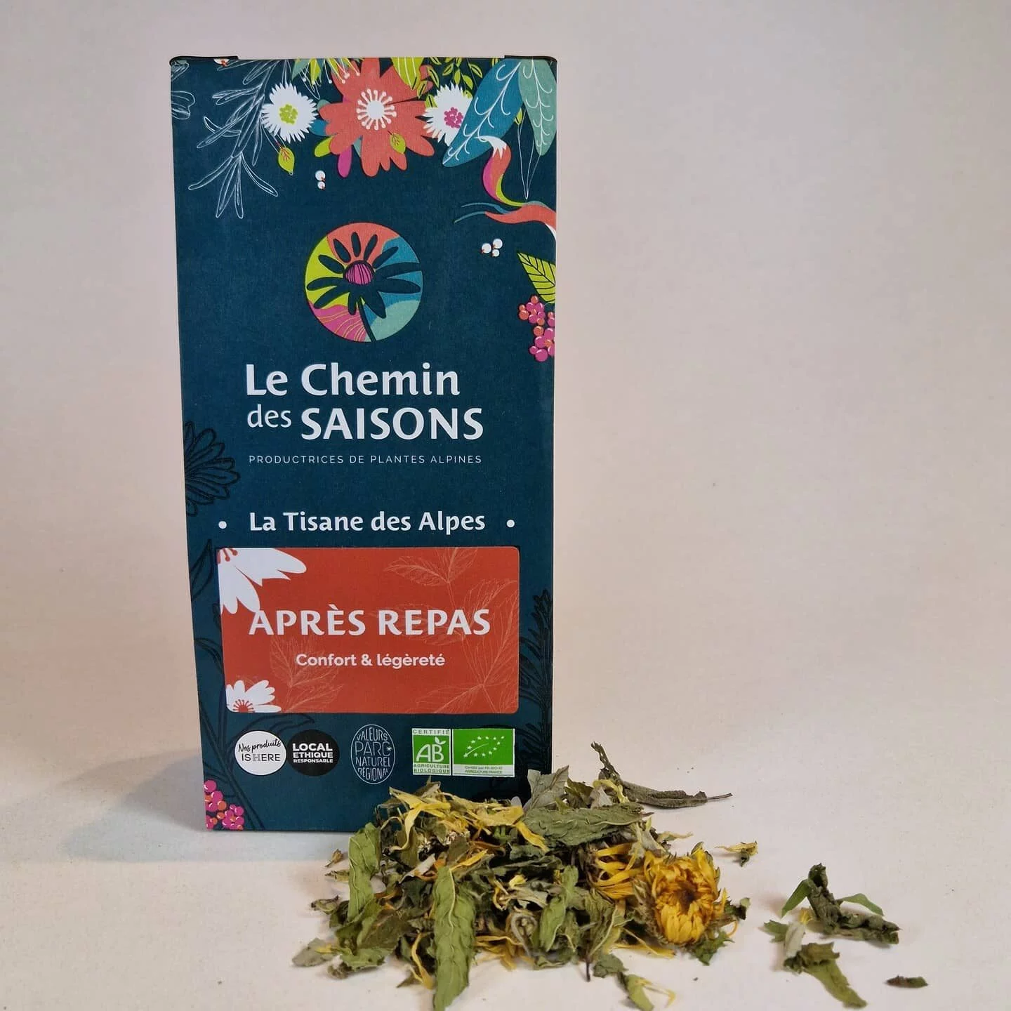 tisane digestive avec les plantes que nous cultivons en agriculture biologique